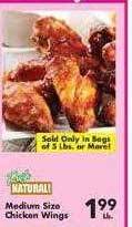 Fairplay Medium size chicken wings offer
