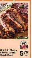 Fairplay Usda choice boneless beef chuck roast offer