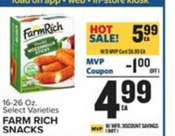 Food Lion Farm rich snacks offer