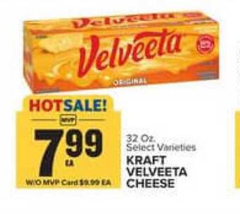 Food Lion Kraft velveeta cheese offer