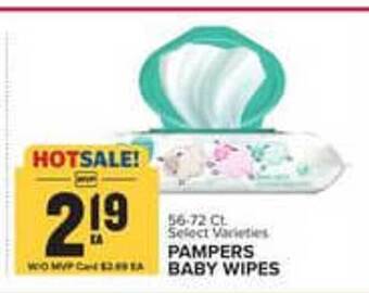 Food Lion Pampers baby wipes offer