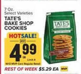 Food Lion Tate's bake shop cookies offer