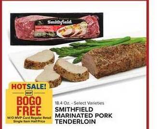 Food Lion Smithfield marinated pork tenderloin offer