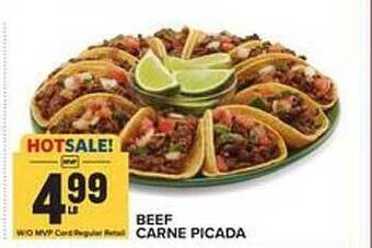Food Lion Beef carne picada offer