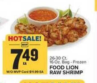 Food Lion Food lion raw shrimp offer