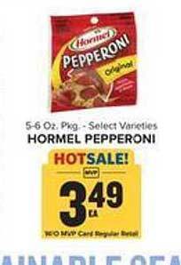Food Lion Hormel pepperoni offer