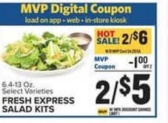 Food Lion Fresh express salad kits offer