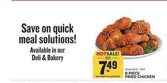 Food Lion 8 piece fried chicken offer