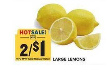 Food Lion Large lemons offer