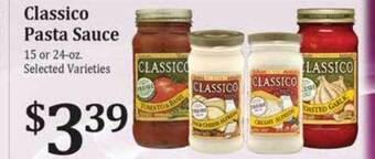 Rosauers Classico pasta sauce offer