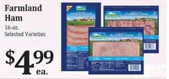 Rosauers Farmland ham offer