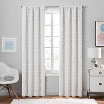 Kohl's The big one kids™ 2-pack tufted dot blackout window curtains offer