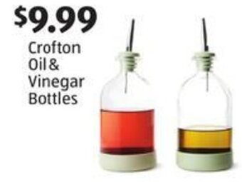Aldi Crofton Oil & Vinegar Bottles offer