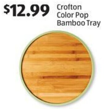 Aldi Crofton Color Pop Bamboo Tray offer