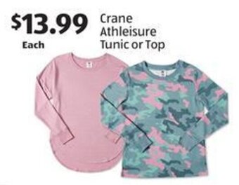 Aldi Crane Athleisure Tunic or Top offer