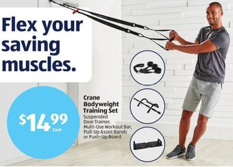 Aldi Crane Bodyweight Training Set offer