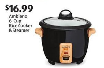 Aldi Ambiano 6-Cup Rice Cooker & Steamer offer