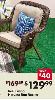 Big Lots Real living harvest run rocker offer