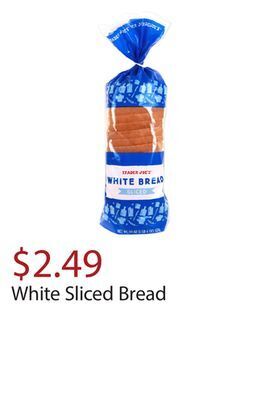 Trader Joe's White sliced bread offer