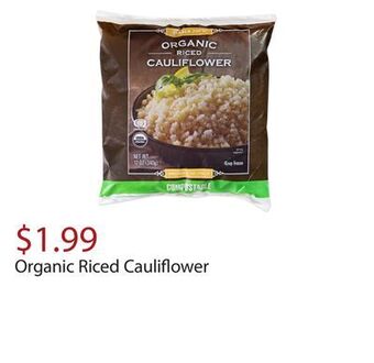 Trader Joe's Organic riced cauliflower offer