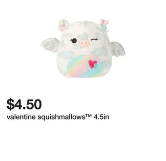 Five Below Valentine squishmallows™ 4.5in offer