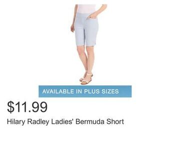 Costco Hilary radley ladies' bermuda short offer
