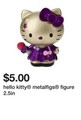 Five Below Hello kitty® metalfigs® figure 2.5in offer