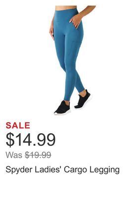 Costco Spyder ladies' cargo legging offer