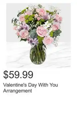 Costco Valentine's day with you arrangement offer