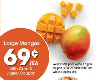 Kroger Large Mangos offer