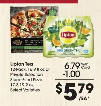 Kroger Lipton Tea 12-Pack, 16.9 fl oz offer