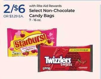 Rite Aid Select non-chocolate candy bags offer