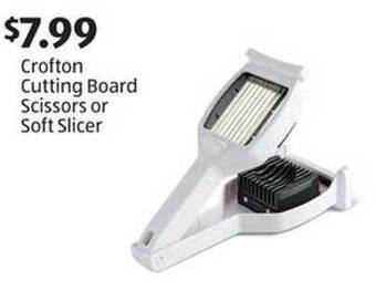 Aldi Crofton cutting board scissors or soft slicer offer