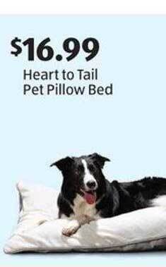 Aldi Heart to tail pet pillow bed offer
