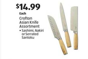 Aldi Crofton asian knife assortment offer