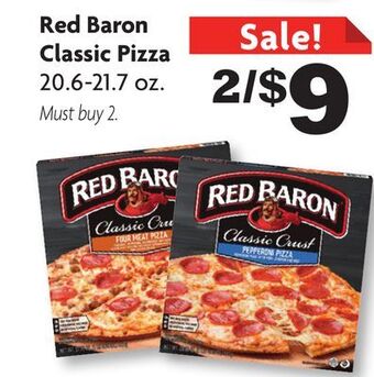 Family Dollar Red baron classic pizza offer