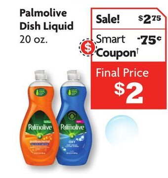 Family Dollar Palmolive dish liquid offer