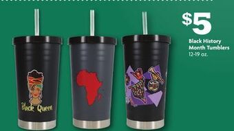 Family Dollar Black history month tumblers offer