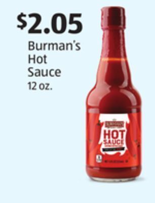 Aldi Burman's hot sauce offer