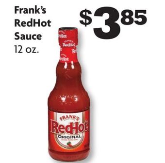 Family Dollar Frank's redhot sauce offer