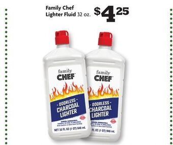 Family Dollar Family chef lighter fluid offer