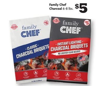 Family Dollar Family chef charcoal offer