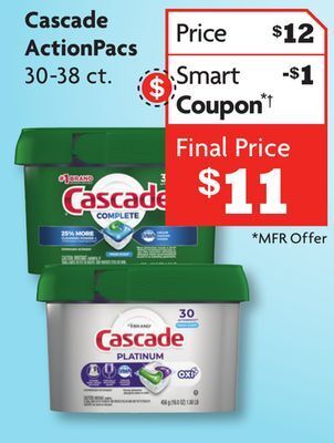 Family Dollar Cascade actionpacs offer