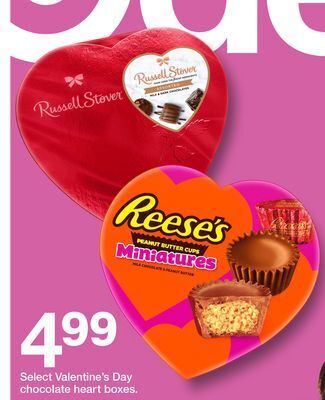 Target Select valentine's day chocolate heart boxes offer