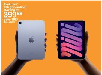 Target Ipad mini® (6th generation) offer