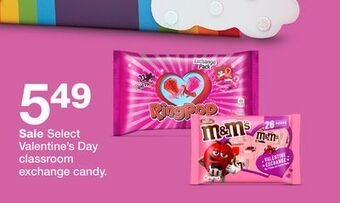 Target Select valentine's day classroom exchange candy offer