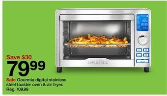 Target Gourmia digital stainless steel toaster oven & air fryer offer