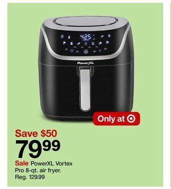 Target Powerxl vortex pro 8-qt. air fryer offer