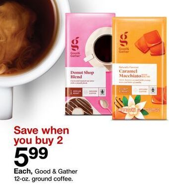 Target Good & gather 12-oz. ground coffee offer