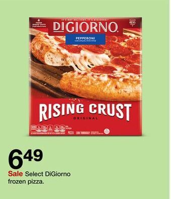 Target Select digiorno frozen pizza offer